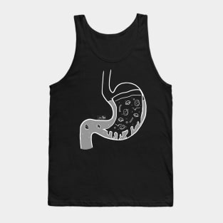 Food in My Stomach - Pizza Tank Top